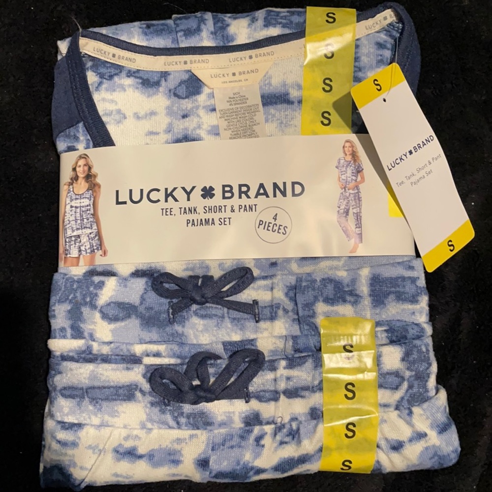 Lucky Brand 4 piece pajama set